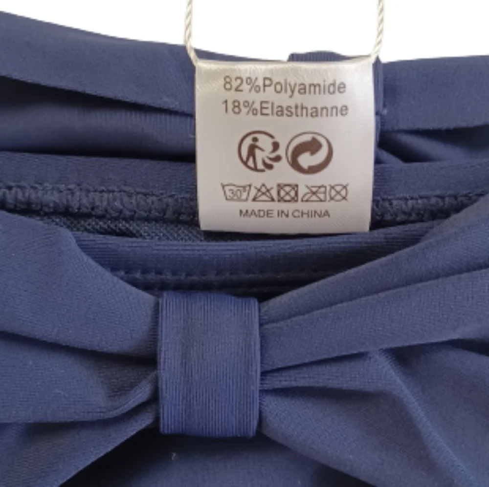 SHEKINI Bikini Bottoms Swimsuit Navy Blue Shekini NWT Swimwear Pool Beach NWT